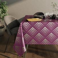 bordo spalva - Staltiesė AmeliaHome Piramides, violetinė, 1800 mm x 1400 mm - 3 nuotrauka