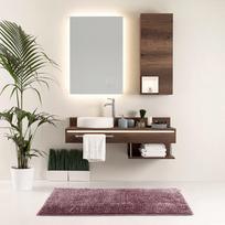 kilimelis batams - AmeliaHome Bati Bathmat Set 50x80/40x50 Mauve - 6 nuotrauka