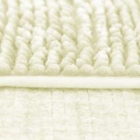 kilimelis batams - AmeliaHome Bati Bathmat Set 50x80/40x50 White - 4 nuotrauka