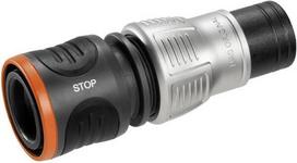laistymo zarnos 50 - Gardena Premium Waterstop Hose Connector 18253-50 - 1 nuotrauka
