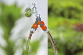 laistymo zarnos gardena - Gardena 2-Way Splitter G3/4" 00938-20 - 2 nuotrauka