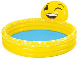 Bestway Emoji, 165x144x69cm, geltonas