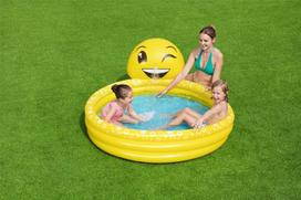 senukai baseinai - Bestway Emoji, 165x144x69cm, geltonas - 4 nuotrauka