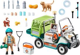 vetom 1.1 - Playmobil - Zoo vet with vehicle 70346 - 2 nuotrauka
