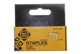 forte tools kabiu - Kabės Forte Tools, 53, 6 mm, 1000 vnt - 4 nuotrauka