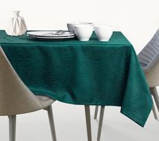 zalia staltiese - AmeliaHome Gaia AH/HMD Tablecloth Bottle Green 130x130cm - 1 nuotrauka