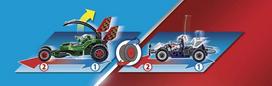 baltasis actas - Playmobil - Police-Kart: Pursuit of the vault robber 70577 - 4 nuotrauka