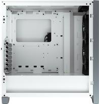 corsair 4000x - Corsair iCUE 4000X RGB White (Baltas) - 4 nuotrauka
