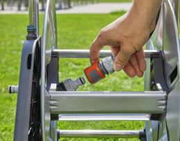 gardena laistymo vezimelis - Gardena Hose Trolley AquaRoll M w/o Hose Metal - 4 nuotrauka