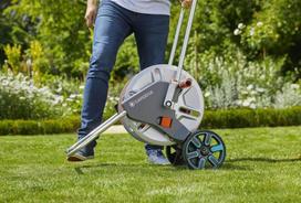 gardena laistymo vezimelis - Gardena Hose Trolley AquaRoll M w/o Hose Metal - 5 nuotrauka