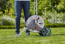 gardena laistymo vezimelis - Gardena Hose Trolley AquaRoll M w/o Hose Metal - 6 nuotrauka