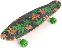 Meteor Cannabis Skateboard 22595 Green