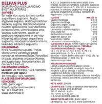 baltic agro - Stimuliatorius Baltic Agro Delfan, 200 ml - 2 nuotrauka