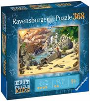 kinder - Ravensburger Puzzle Exit Kids Pirates 368pcs 12954 - 1 nuotrauka
