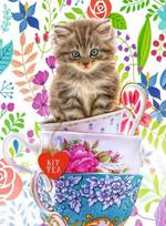 delione kates - Ravensburger Puzzle Teacup Kitty 500pcs 15037 - 2 nuotrauka
