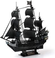 queen anne revenge - Cubicfun 3D Puzzle Queens Annes Revenge 293pcs - 2 nuotrauka