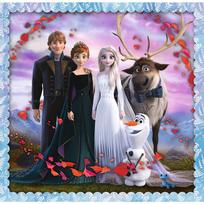 frozen puzzle - Trefl 3-In-1 Puzzle Frozen II 20/36/50pcs 34853 - 3 nuotrauka