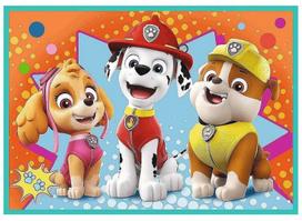 delione trefl 4 in 1 - Trefl 4-in-1 Puzzle Paw Patrol 12/15/20/24/pcs 34346 - 5 nuotrauka
