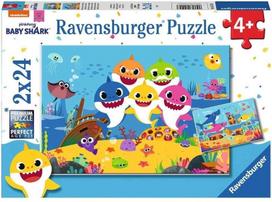 Ravensburger Puzzle Baby Shark 2x24pcs 05124