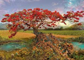 puzzle deliones 1000 - Heye Puzzle Strontium Tree 1000pcs - 2 nuotrauka