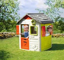 smoby namelis - Vaikų žaidimų namelis Smoby Neo Jura Lodge Playhouse - 7 nuotrauka