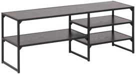 TV staliukas Home4you Seaford Black, 1200x330x460 mm