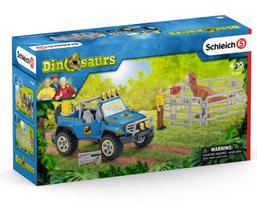 antivibracinis - Schleich Dinosaurs Off Road Vehicle With Dino Outpost 41464 - 5 nuotrauka