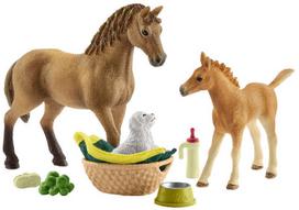 Žaislinė figūrėlė Schleich Horse Club Sarahs Baby Animal Care 42432