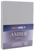 DecoKing Amber Bedsheet 80-90x200 Steel