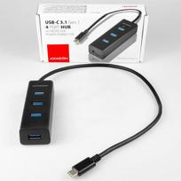 usb c ilgintuvas - AXAGON HUE-S2C 4-Port Charging hub - 4 nuotrauka