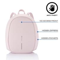 xd design - XD Design Elle Fashion Anti-Theft Backpack Pink - 7 nuotrauka