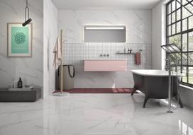 blanco plyteles - Keraminės dekoruotos sienų plytelės Rlv Neptune Blanco, 33.3 x 55 cm - 2 nuotrauka