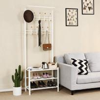 prieskambario baldai - Songmics Clothes Rack White 68.8x187cm - 6 nuotrauka