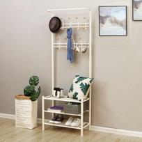 prieskambario baldai - Songmics Clothes Rack White 68.8x187cm - 7 nuotrauka