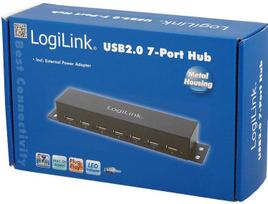 LogiLink USB 2.0 Hub 7-Ports Black