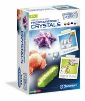 kristalu rinkinys - CLEMENTONI rinkinys Mini Fluo Kristalai, 50575 - 1 nuotrauka