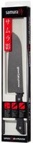 virtuviniaj peilei - Samura SHADOW Universal Santoku knife with black non-stick coating 7.0"/ 175mm - 2 nuotrauka