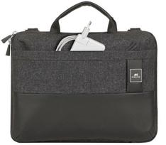 deklas macbook rivacase - Rivacase Lantau Melange MacBook Pro And Ultrabook Case 13.3'' Black - 3 nuotrauka