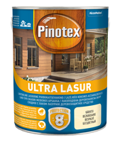 pinotex spalvos - Impregnantas Pinotex Ultra Lasur EU, purienų spalvos, 3 l - 1 nuotrauka