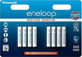 ikraunamos baterijos aaa - Panasonic Rechargeable Eneloop AA Battery BK-3MCCE/4BT - 2 nuotrauka