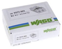 skaidres - Wago 2 Wire terminal 2x0.5-2.5 100pcs - 2 nuotrauka