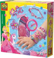 Apyrankių gaminimo rinkinys SES Creative Glitter Dreams Glitter Bracelets 14128