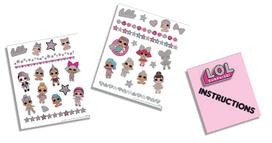 lol rinkinys - SES Creative LOL Surprise Tattoos Metallic 14192 - 2 nuotrauka