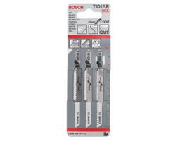 bosch siaurapjuklis - Siaurapjūklio pjūklelių komplektas Bosch, T101BR, 3 vnt. - 2 nuotrauka