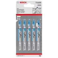 bosch siaurapjuklis - Siaurapjūklio pjūklelių komplektas Bosch, T118B, 5 vnt. - 2 nuotrauka