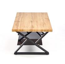 zurnalinis staliukas azuol - Kavos staliukas Halmar Xena Natural Oak/Black, 1100x600x450 mm - 4 nuotrauka