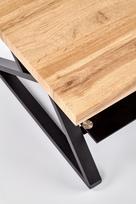 zurnalinis staliukas azuol - Kavos staliukas Halmar Xena Natural Oak/Black, 1100x600x450 mm - 5 nuotrauka