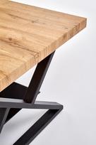 zurnalinis staliukas azuol - Kavos staliukas Halmar Xena Natural Oak/Black, 1100x600x450 mm - 6 nuotrauka