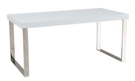 Kavos staliukas Signal Meble Rosa Glossy White, 1000x500x460 mm
