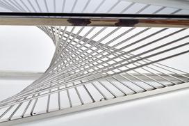 stalas 120x60 - Kavos staliukas Halmar Infinity Smoked, 1200x450x600 mm - 5 nuotrauka